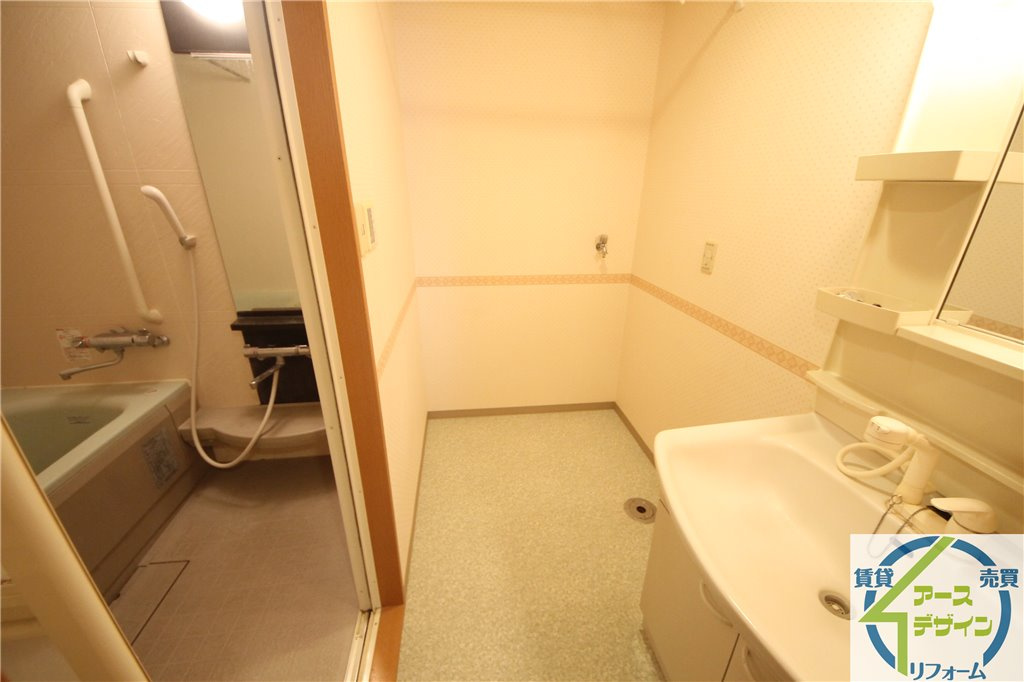 メゾングレースの洗面所