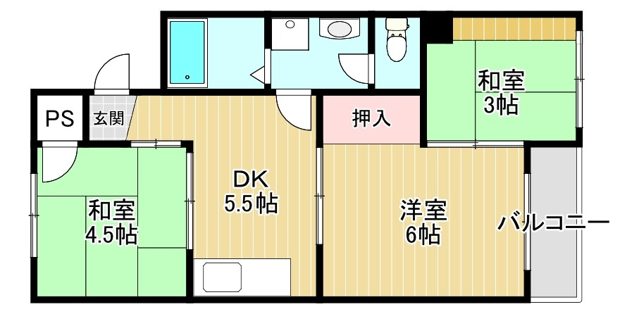 メゾンクルールの間取り