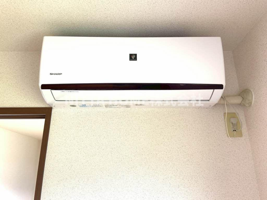 朝来市和田山町寺谷のアパートの設備|エアコンも設置済♪