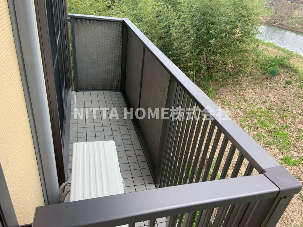 朝来市和田山町寺谷のアパートのバルコニー|南向きバルコニーで日当たりGOOD★