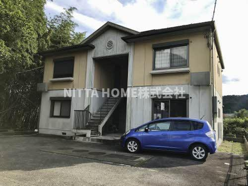 朝来市和田山町寺谷のアパートの外観|エアコンや独立洗髪洗面台、洗浄機能付きトイレなどの設備付き◇