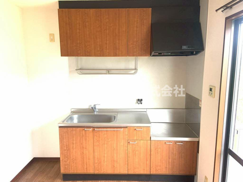 朝来市和田山町寺谷のアパートのキッチン|ガスコンロ設置可能です〇