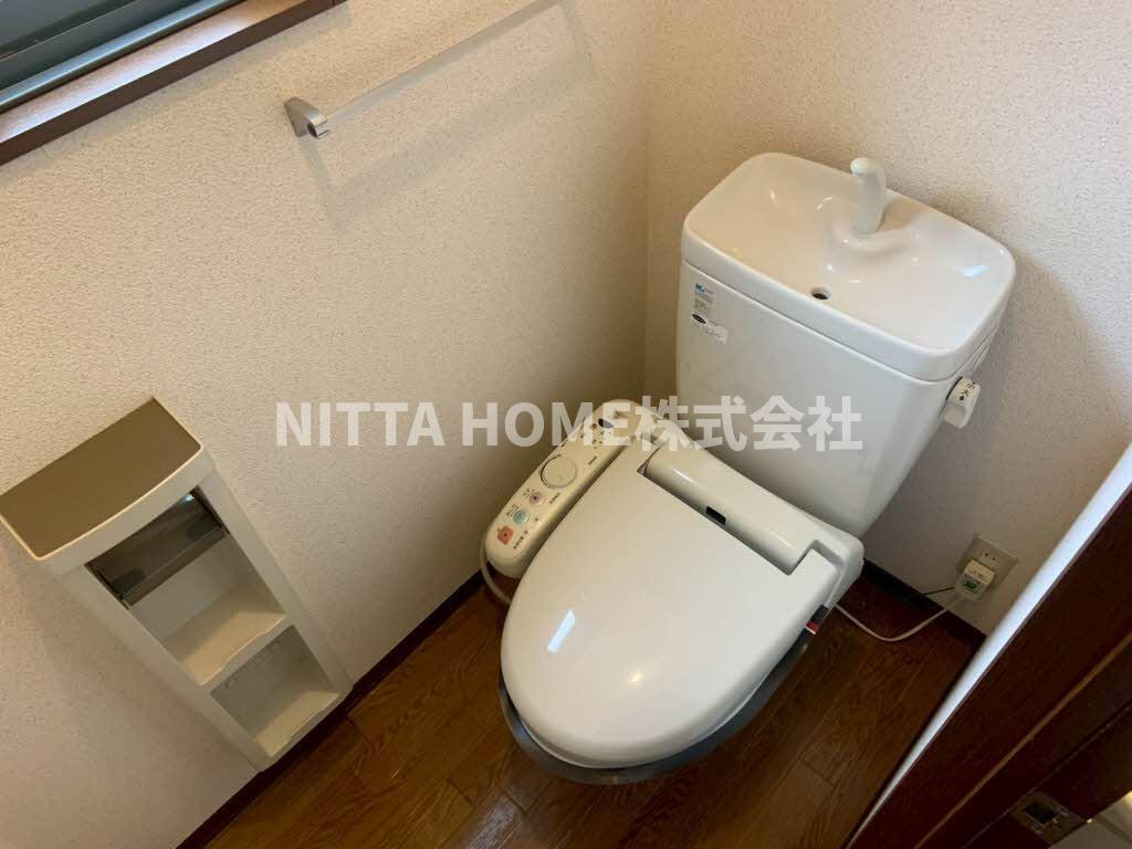 朝来市和田山町寺谷のアパートのトイレ|ウォシュレットも完備◆