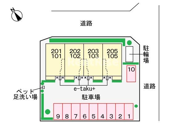 ルクスの駐車場|駐車場