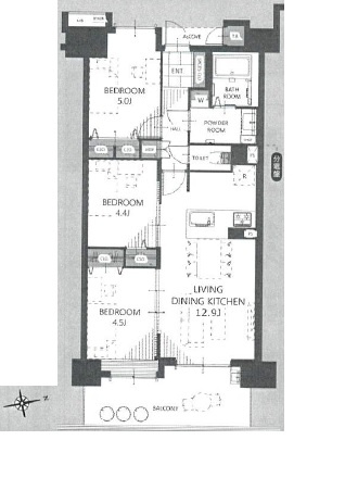 【間取り】 | ココタウンヒルトップマリーナ