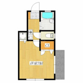 洋室７帖☆角部屋☆