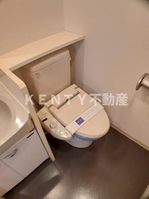 【トイレ】 | レジディア島津山 | 落ち着いた色調のトイレです