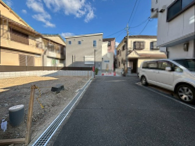 【前面道路含む現地写真】 | 高槻市大塚町2丁目　売土地