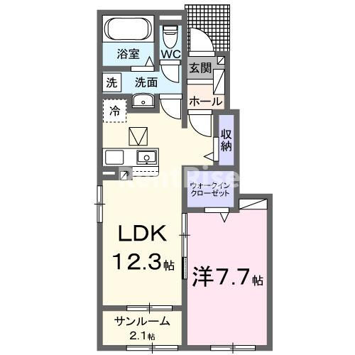 ハールピイヒルズ本町の間取り|間取図