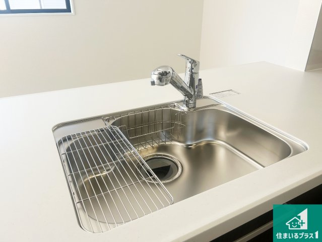 池田市畑　第2期　新築一戸建ての設備|洗い物も楽にできる、広々シンク！