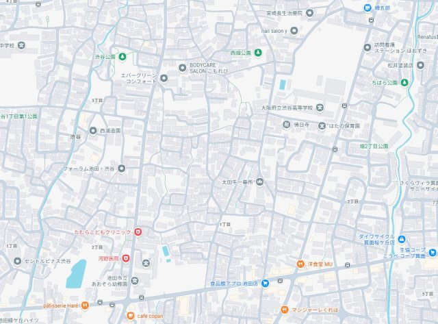 池田市畑　第2期　新築一戸建ての地図