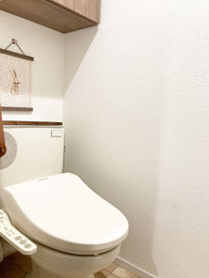 【トイレ】 | 手稲パークビル | 収納棚付きで収納便利なトイレ♪