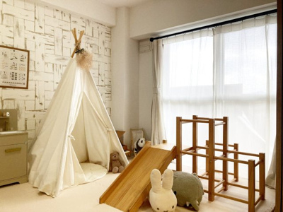 【洋室】 | 手稲パークビル | 6.5帖洋室・南東側採光部で日の取れる明るい室内です♪