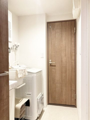 【脱衣所】 | 手稲パークビル | リビング横のユーティリティスペースで冬も暖かいです♪