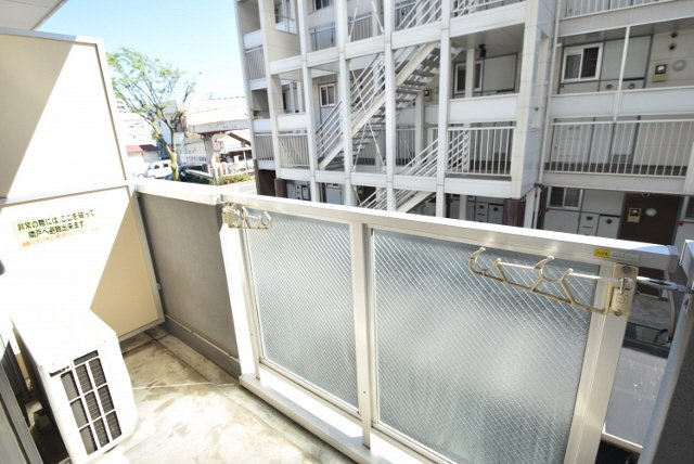 ミリアビタ№５のバルコニー|日当たり良好です。