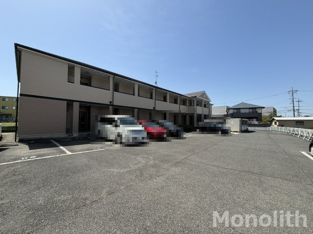 ワイズクレスト久米田の駐車場