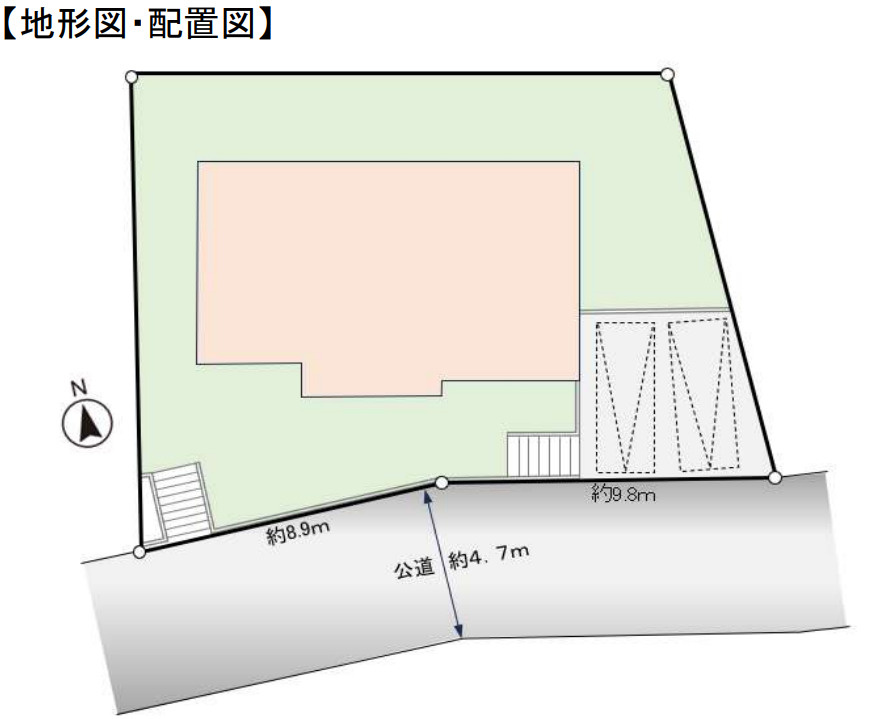 横浜市旭区南希望が丘 中古戸建て【仲介手数料無料】の区画図