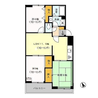 【間取り】 | ヴァンベール神山　Ⅱ