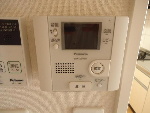 加古川市加古川町北在家の賃貸マンションの内装|カメラ付インターホン
