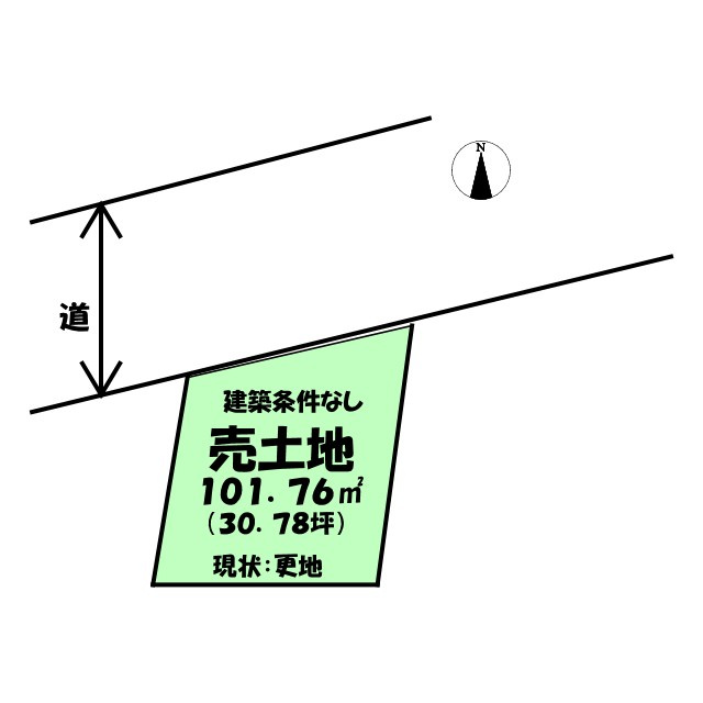 売土地　上里見町の土地図