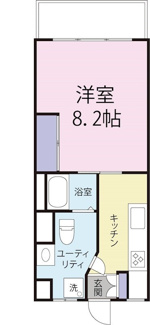 【間取り】 | 明穂和泉マンション | 間取りです。