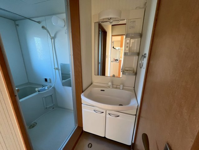 フラワーハウスKの独立洗面台