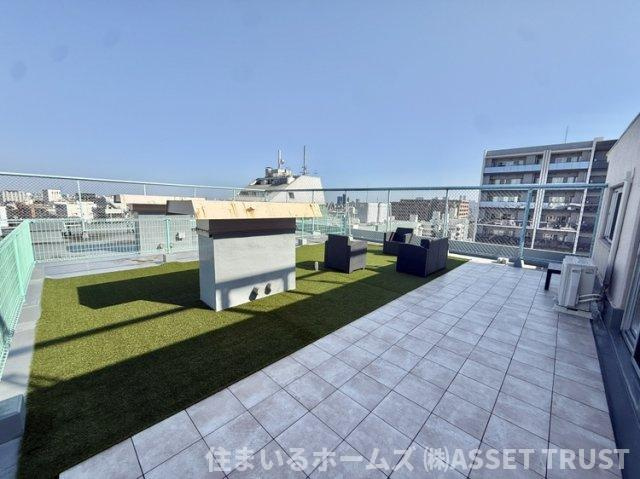 阿佐ヶ谷陵雲閣マンションのバルコニー