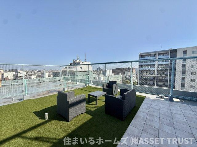 阿佐ヶ谷陵雲閣マンションのバルコニー