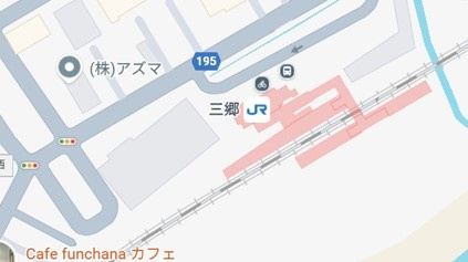 三郷駅前ビルの地図