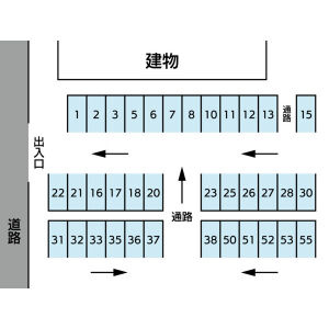 エクセル羽黒の区画図