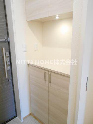 シャーメゾン　アイの玄関|広いスペースの玄関です!(^^)!