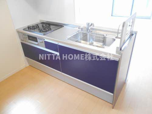 シャーメゾン　アイのキッチン|カウンターキッチンです※キッチンの色味が異なる可能性があります