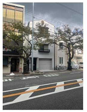 五条通事務所付住居の外観