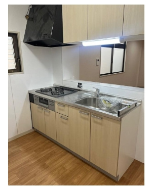 五条通事務所付住居のキッチン