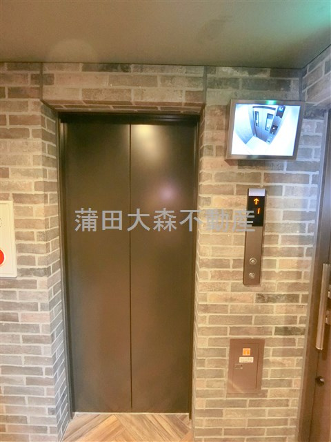 ECREDE蒲田(エクレーデ蒲田)のその他共用部分|TVモニター付エレベーター