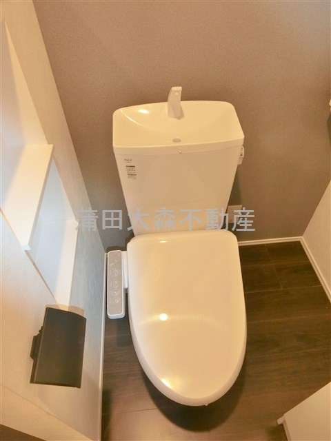 ECREDE蒲田(エクレーデ蒲田)のトイレ|温水洗浄便座付きのトイレ　