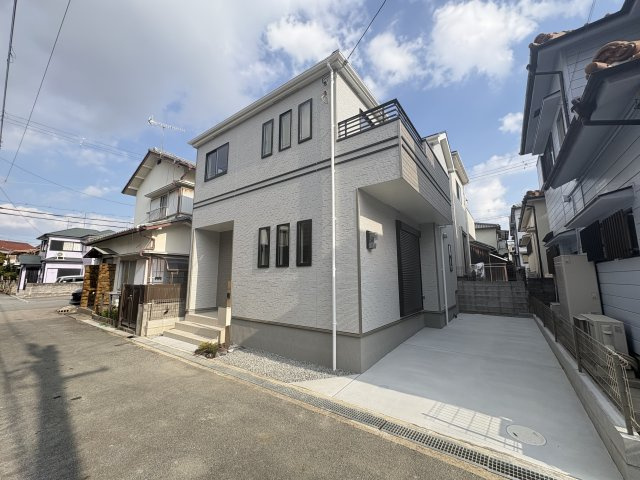 明石市大久保町西島新築戸建の前面道路含む現地写真