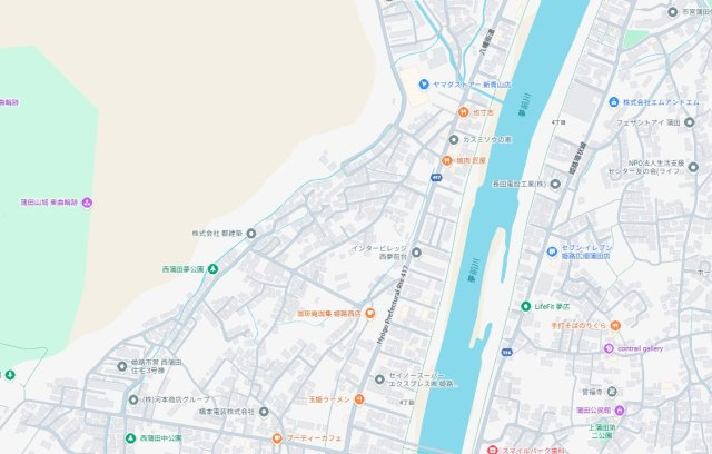 姫路市広畑区西蒲田　第8期　新築一戸建ての地図