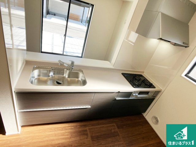 姫路市広畑区西蒲田　第8期　新築一戸建ての外観|周辺は落ち着いた街並みの住宅地！子育てがしやすい住環境です！まだ未完成ですが、現地でしかわからない事もございます。是非一度ご覧ください。