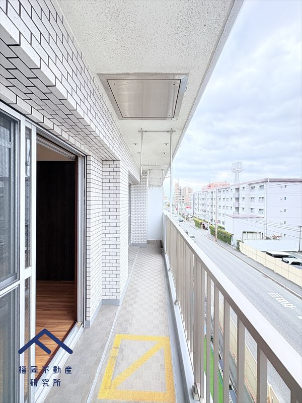 ウイング藤崎のバルコニー