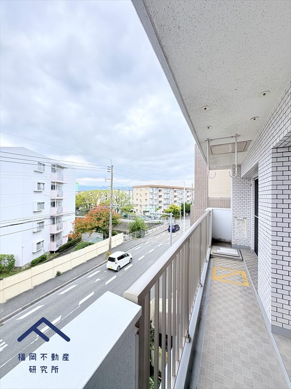 ウイング藤崎のバルコニー