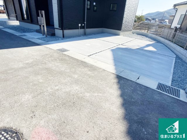 姫路市広畑区西蒲田　第8期　新築一戸建ての駐車場|駐車スペース！散水栓があるので、こまめに愛車を洗えます！