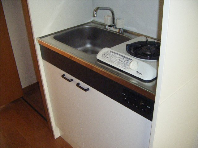 フル　ワイズⅠ・Ⅱのキッチン|ガスコンロ付きです。