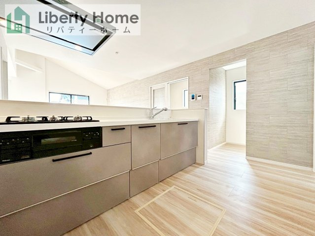 つくば市高野3期　新築戸建　1号棟のキッチン