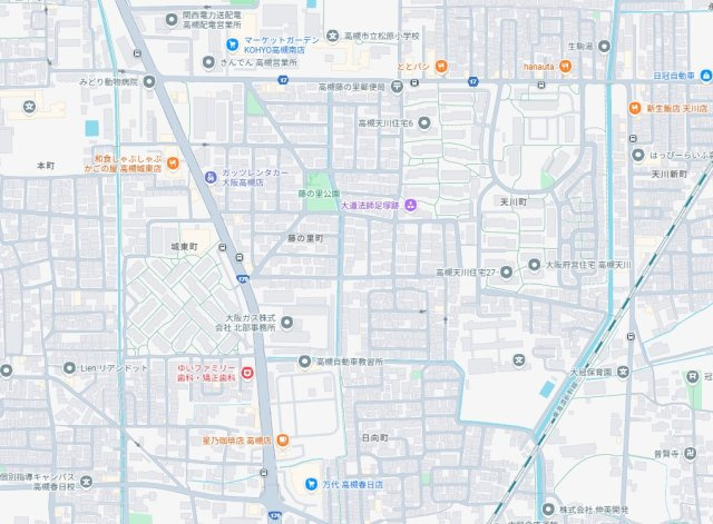 5日(土)6日(日)現地ご見学可能！　高槻市藤の里町　限定1邸の地図
