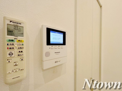 【セキュリティ】 | ブランフィーユ | モニター付きインターホンです