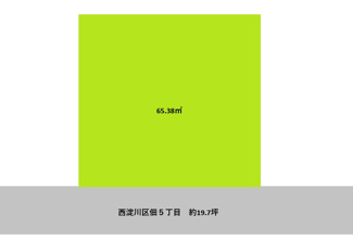 【土地図】 | 西淀川区佃5丁目　建築条件付売土地