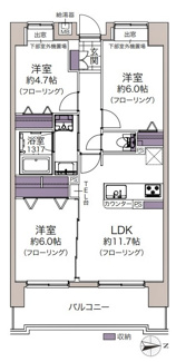 【間取り】 | エクセルシオール所沢 | エクセルシオール所沢