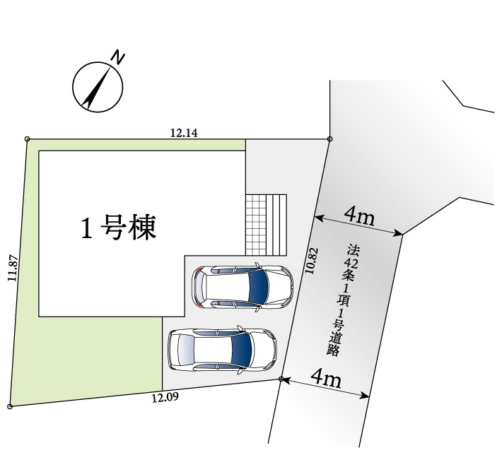 蓮田市黒浜　全1棟の区画図|難しいイメージの住宅ローンは経験スタッフが丁寧にお手伝いしますのでご安心下さい。「家を買って終わり」ではなく、「買ってからがスタート」と考え、一人ひとりにあった資金計画やプランをご提案致します！