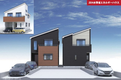 【外観パース】 | 綾瀬市寺尾本町1丁目 新築戸建て 全3棟【仲介手数料無料】 | 海老名市を中心に地域密着で営業♪不動産のことなら「大樹不動産」へ